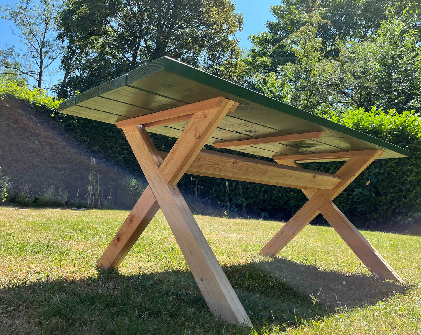 Houten tuintafel Maramures L 1.80m | Douglas hout | vele maten mogelijk